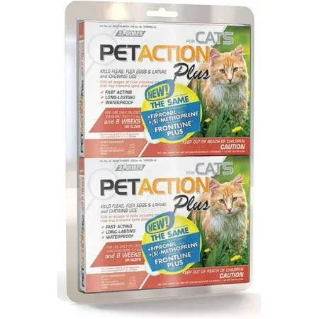 PetAction Plus for Cats (6 Doses)