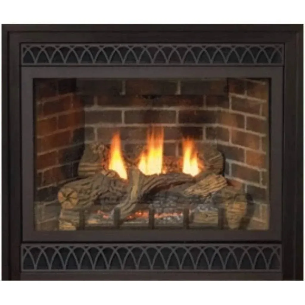 Empire 32" Tahoe Direct Vent Deluxe Fireplace, Millivolt / Propane