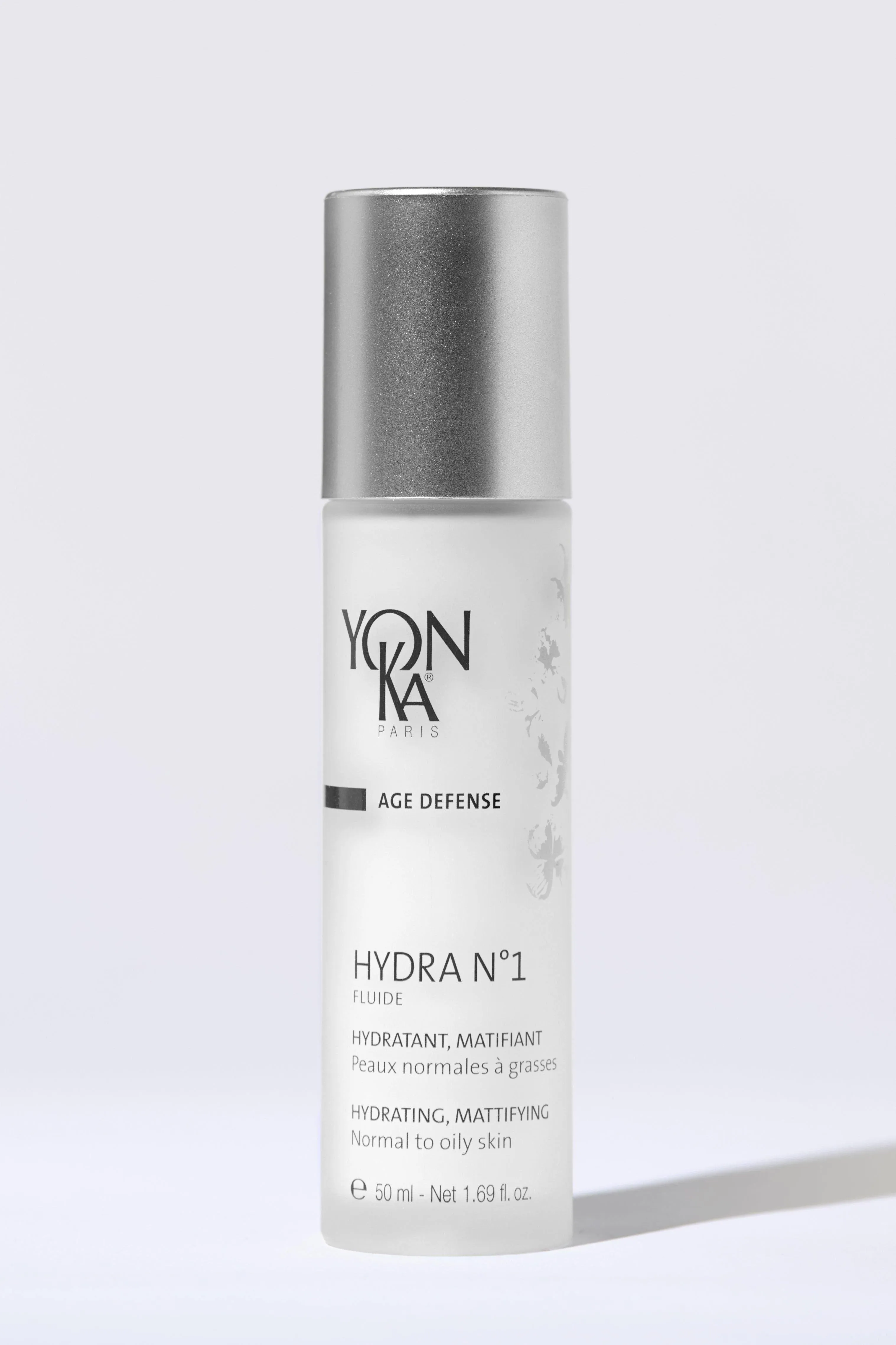 Hydra N°1 Yonka Hydrating Mattifying Fluid For Normal to Oily Dehydrated Skin 50ml | Long-lasting Deep Hydration Without Any Shine | Matte Effect | Dermatologically Proven Results ! Natural Origin