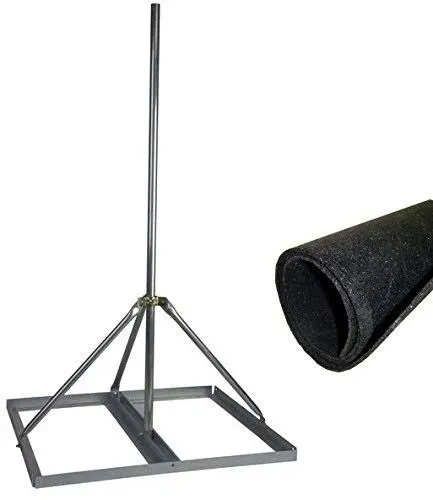 EZ NP-94-200 Non-Penetrating Roof Mount with 2" x 94" Mast w/Roof Mat