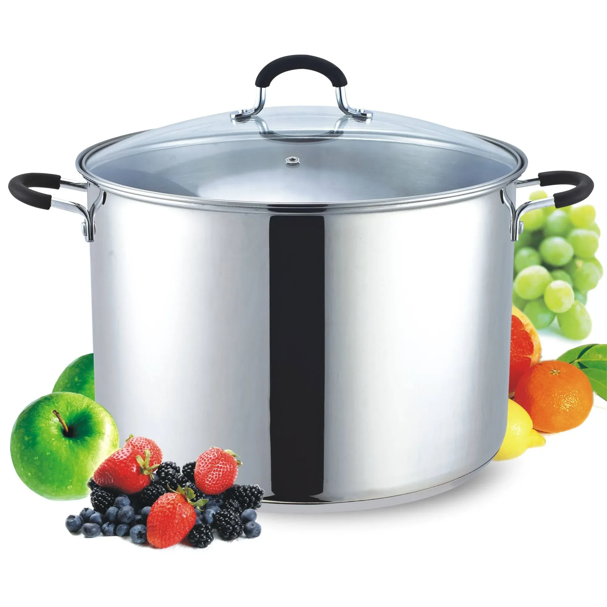 Cook N Home 20 Quart Stainless Steel Stockpot and Canning Pot with Lid