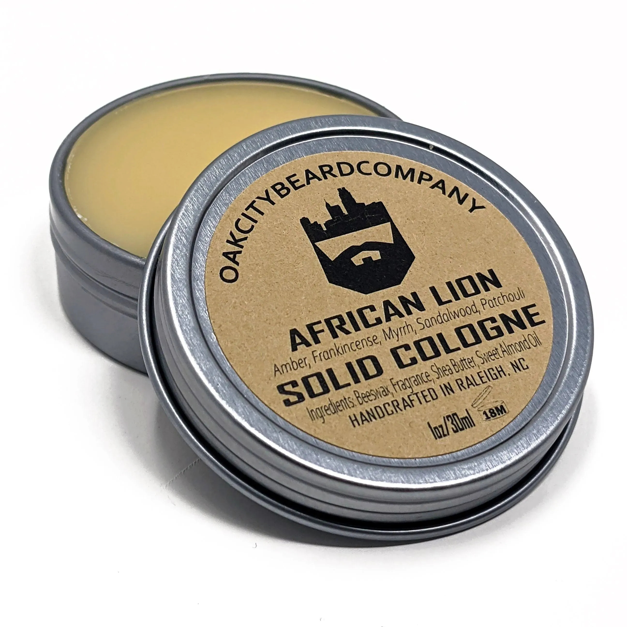 Oak City Beard Company African Lion Solid Cologne