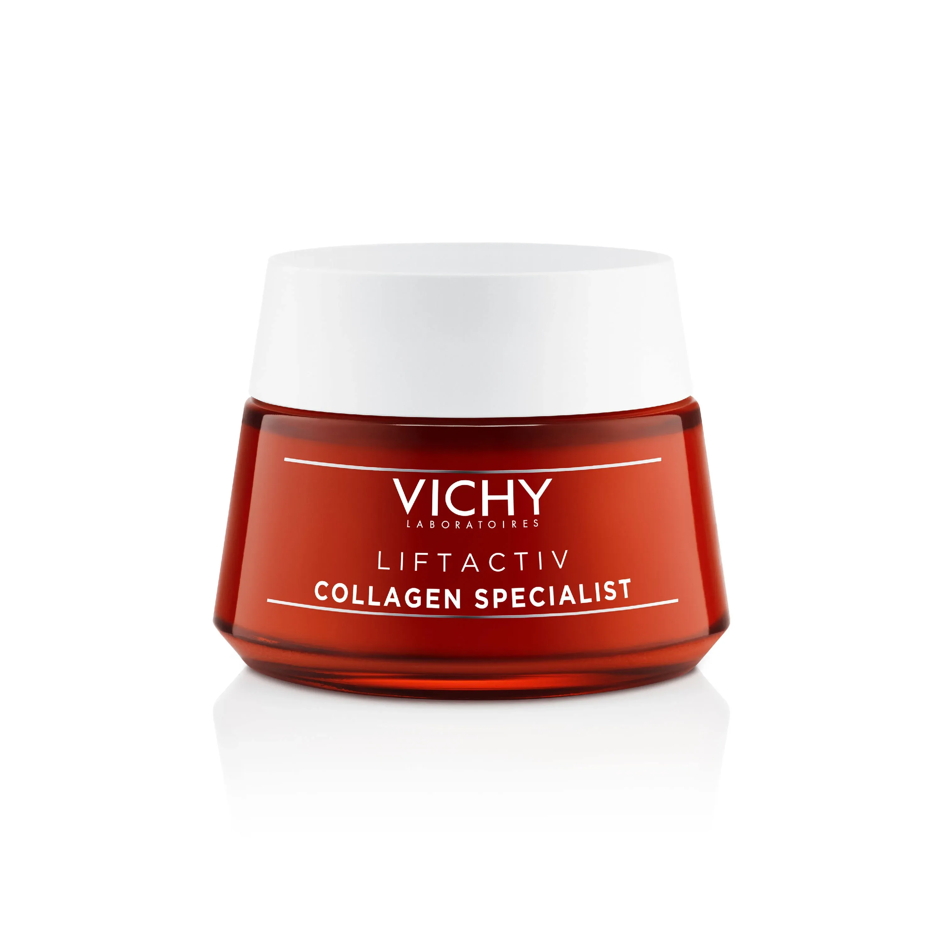 Vichy LiftActiv Peptide-C Anti-Aging Moisturizer, Vitamin C Face Cream with Collagen Peptides to Reduce Wrinkles, Firm and Brighten Skin, Paraben Free, 1.69 Fl Oz