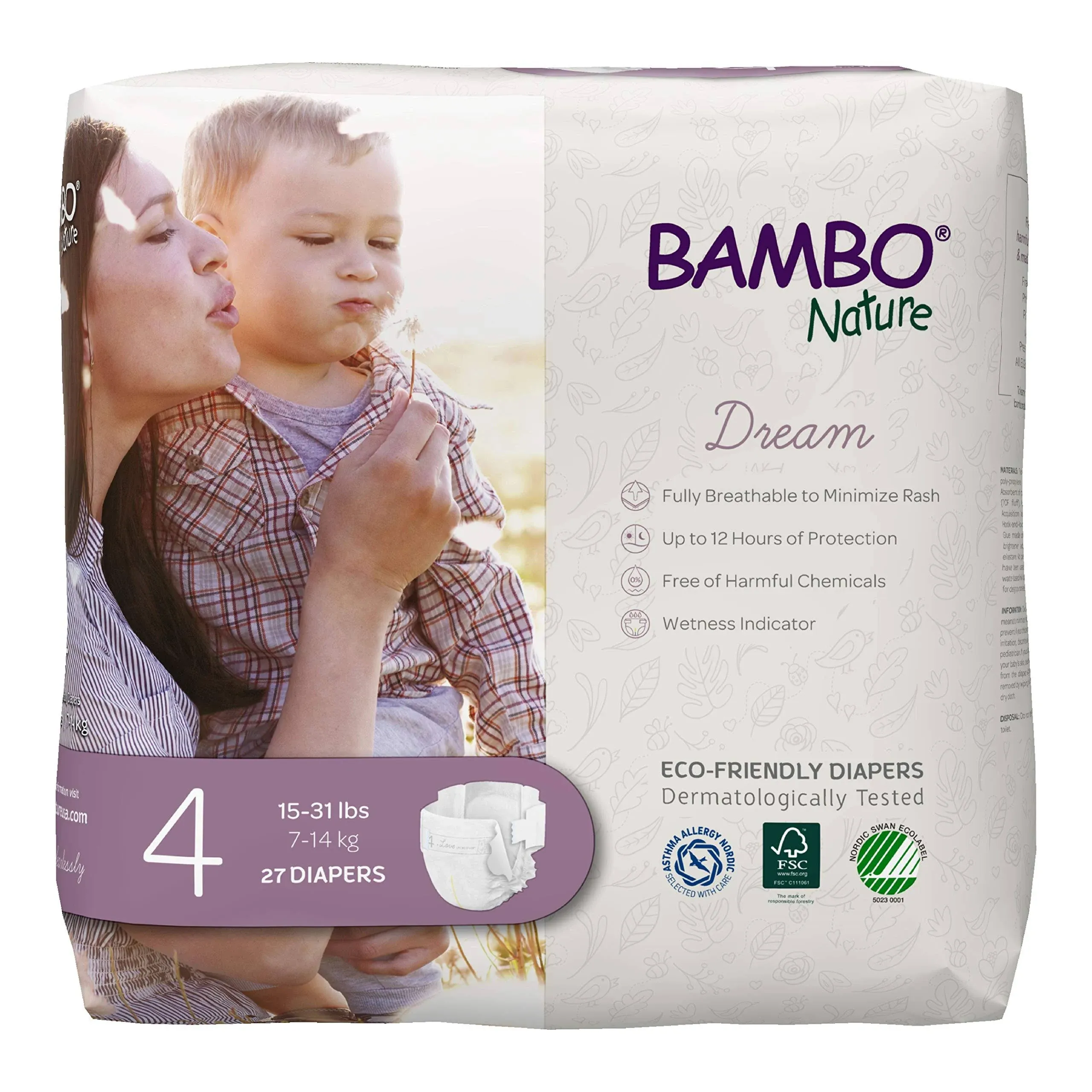 Bambo Nature Baby Diapers Size 4