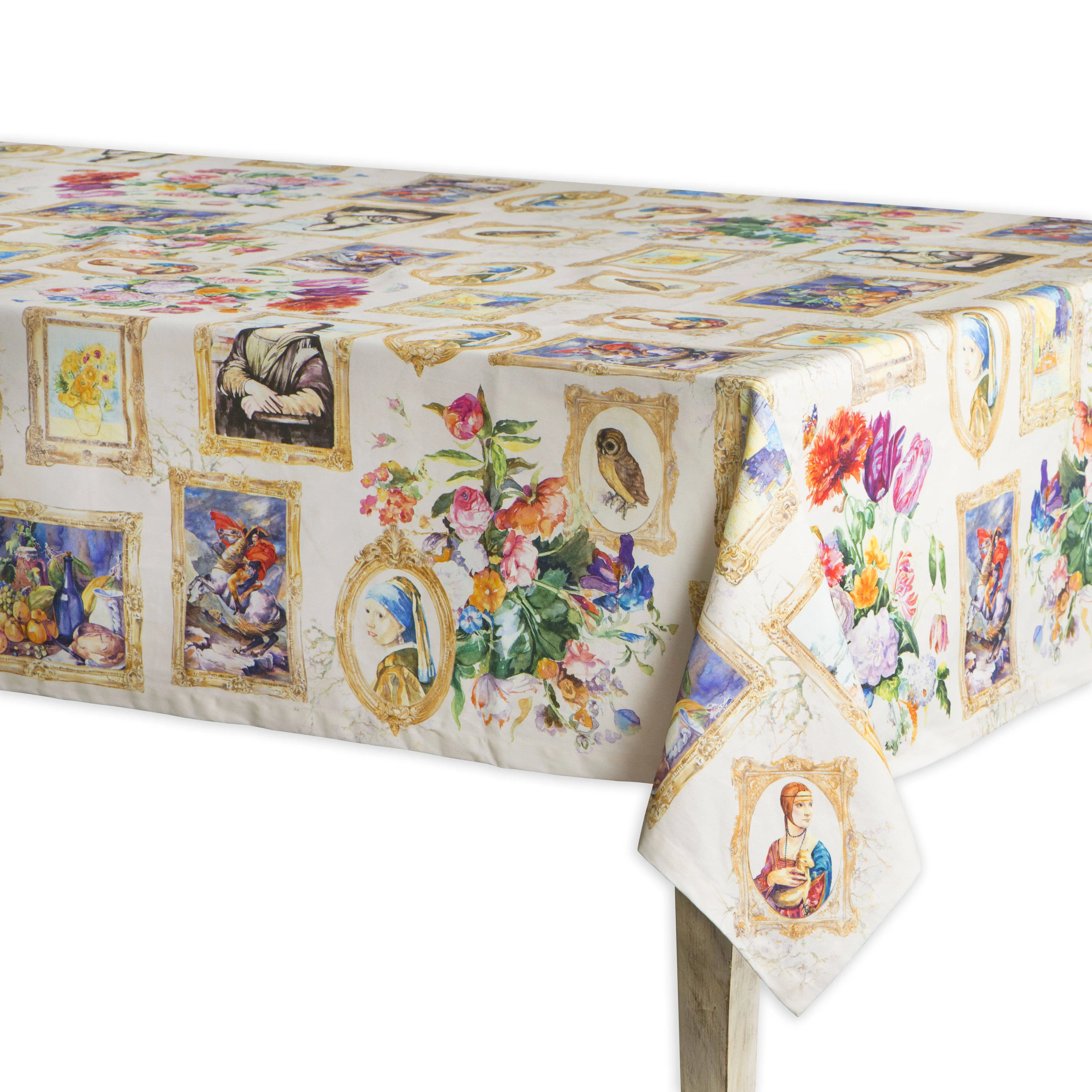 100% Cotton Tablecloth Maison d' Hermine Size: 90" L x 60" W