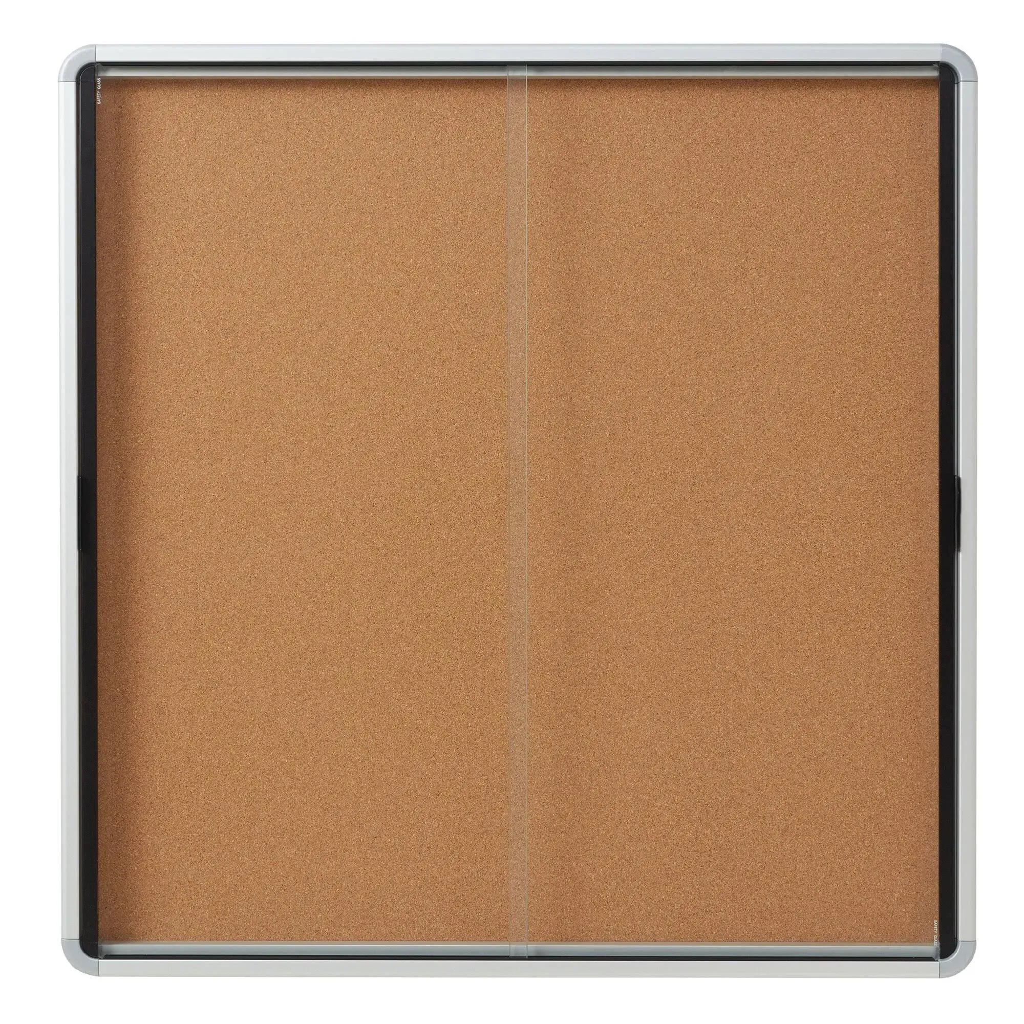 Quartet Enclosed Indoor Cork Bulletin Board