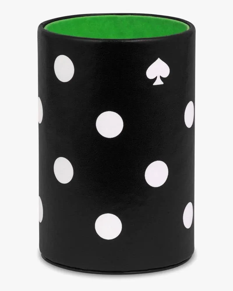 kate spade new york Pen and Pencil Holder for Desk, Decorative Pencil Cup, Leatherette Desk Supplies Organizer, Picture Dot