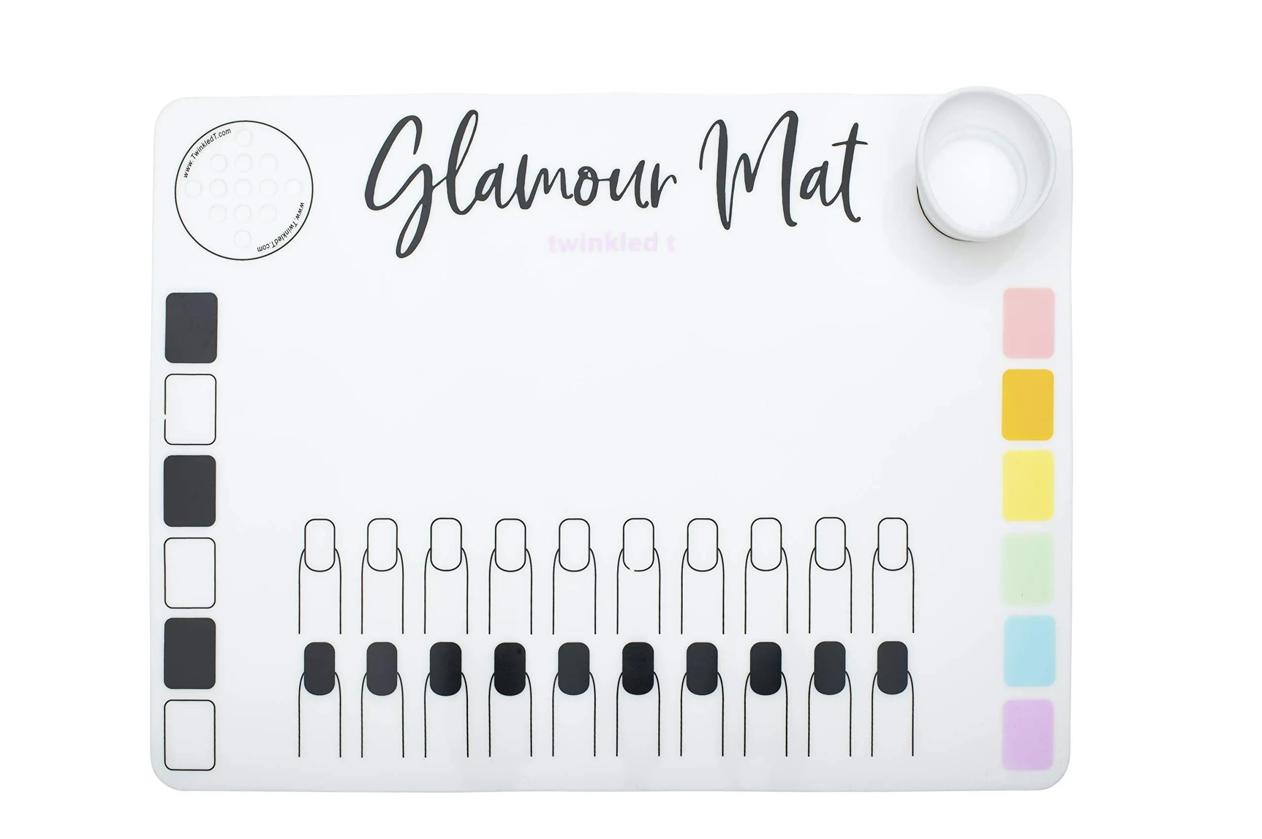 Twinkled T Glamour Nail Art Mat