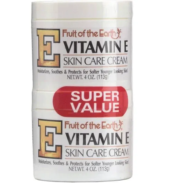 Fruit of The Earth Vitamin E Cream 4 oz. - 2 Pieces