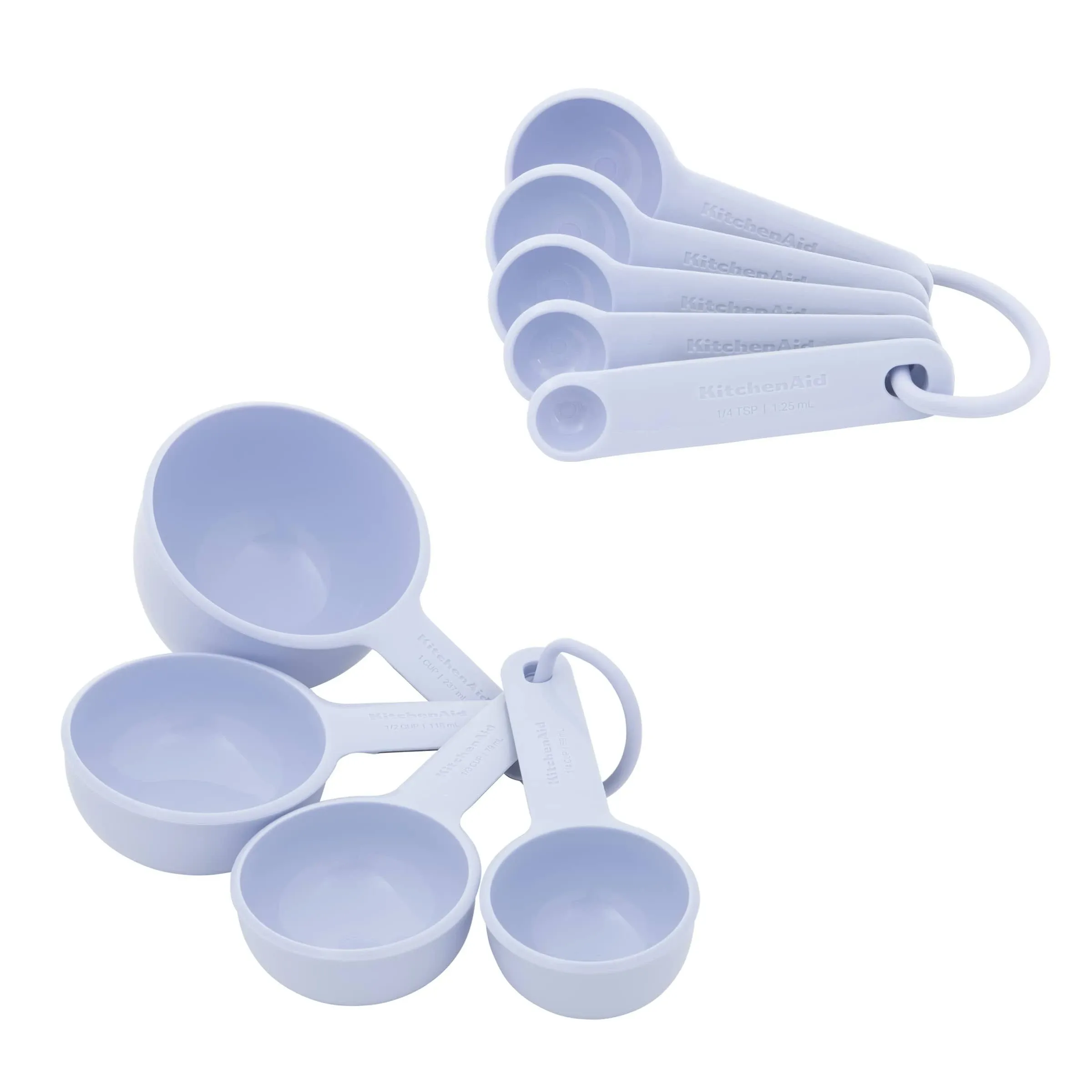 KitchenAid Universal Measuring Cup and Spoon Set, 9 Piece Color: Lavender