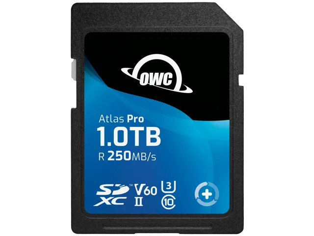 OWC Atlas Pro UHS-II memory card 1TB SDXC Flash Memory