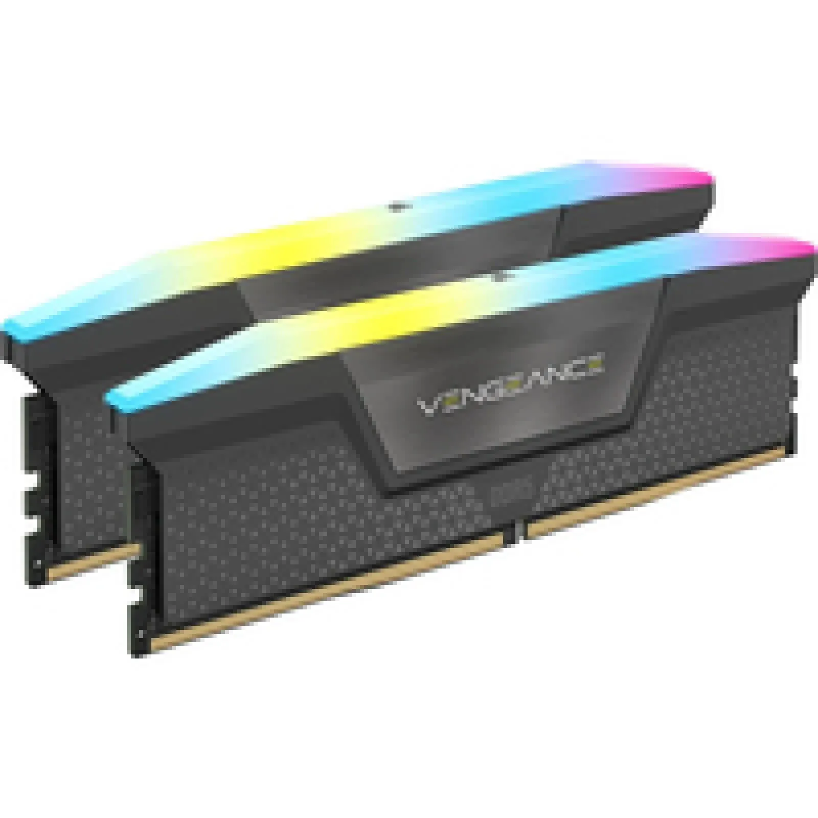 CORSAIR VENGEANCE RGB DDR5 64GB (2x32GB) DDR5 5600MHz CL36 AMD EXPO Intel XMP iCUE Compatible Computer Memory – Gray (CMH64GX5M2B5600Z36K)