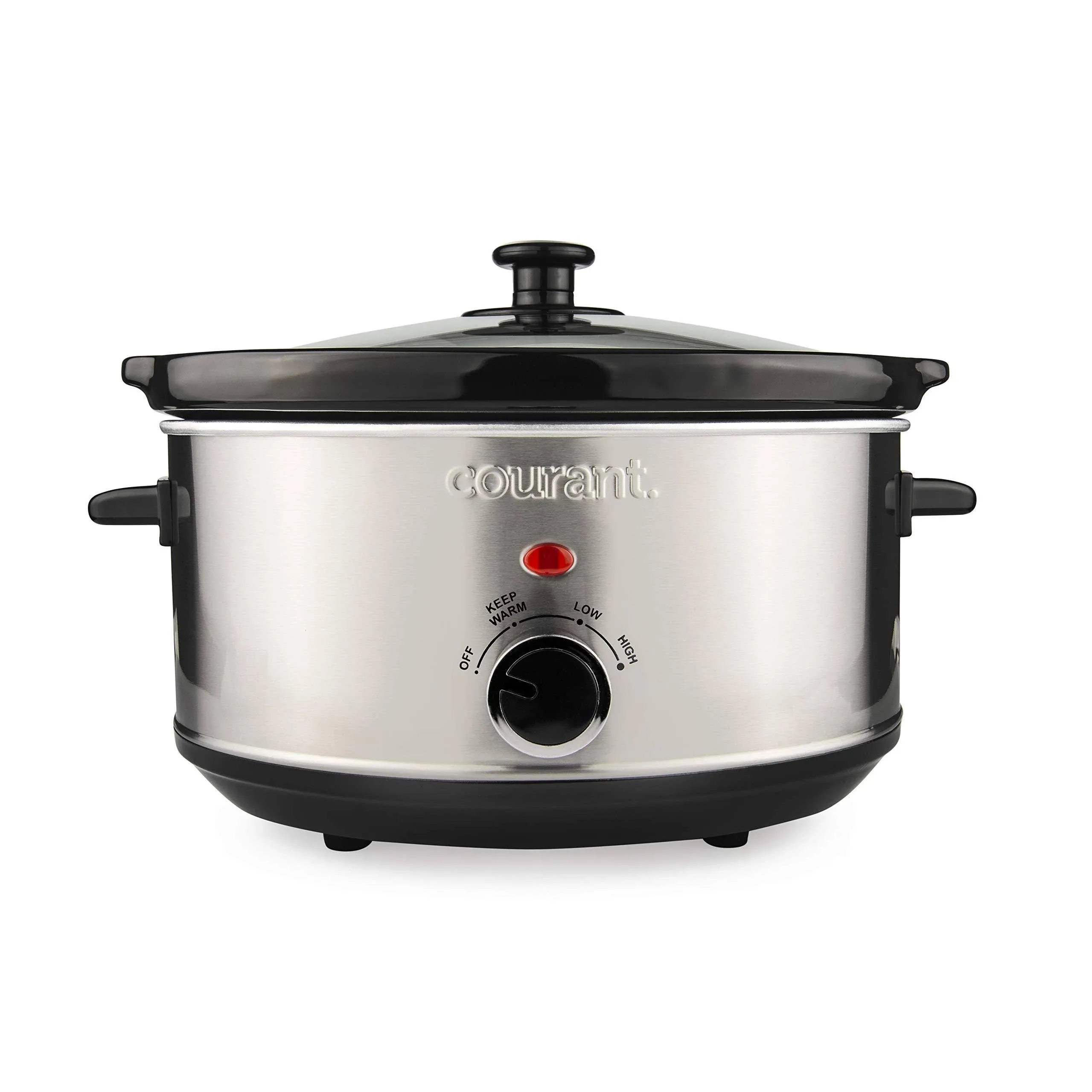 Courant CSC-2524K 2.5 qt. Round Slow Cooker Matte Black