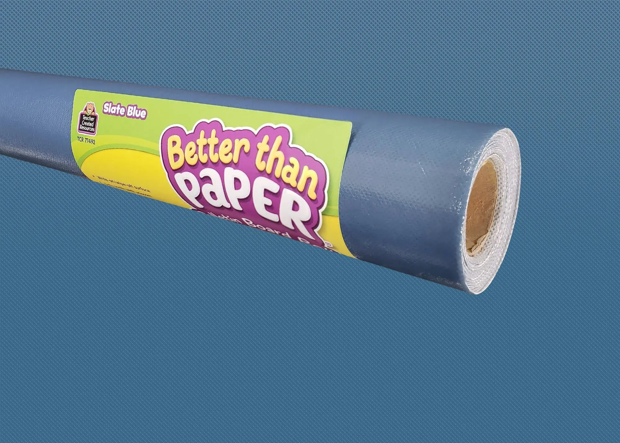 Admiral Blue Wood Better Than Paper® Bulletin Board Roll, 4 foot x 12 foot