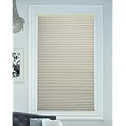 BlindsAvenue Cellular Honeycomb Cordless Shade, 9/16" Single Cell, Light Filtering, Fawn, Size: 19" W x 72" HBlindsAvenue Cellular Honeycomb Cordless Shade, 9/16" Single Cell, Light Filtering, Fawn, Size: 19" W x 72" H