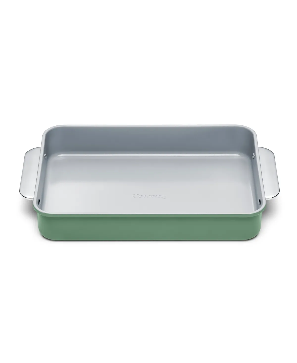 Caraway Home Ceramic Rectangle Pan - Sage