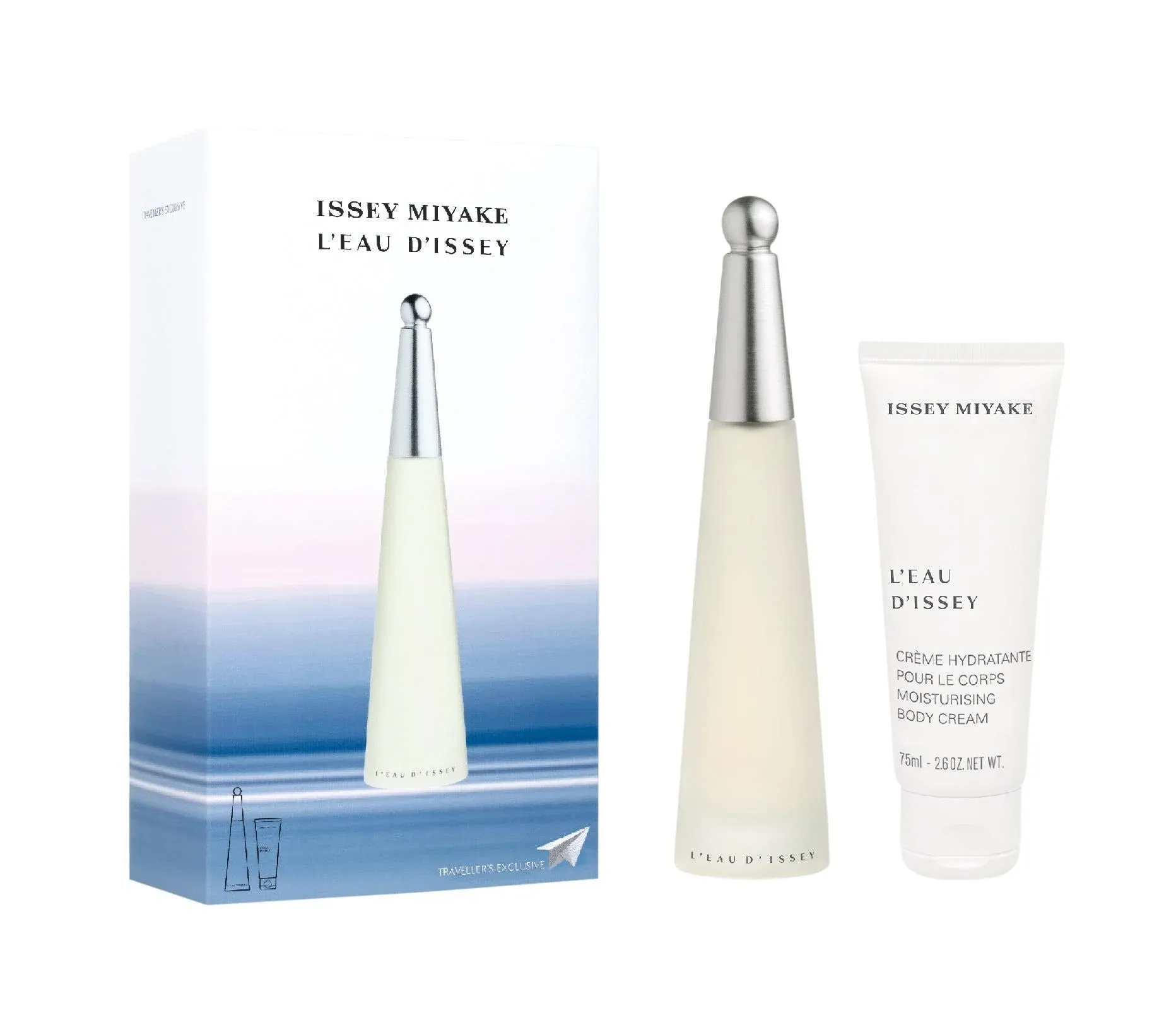 ISSEY MIYAKE L&#039;EAU D&#039;ISSEY by Issey Miyake 2 PIECE GIFT SET - 3.3 OZ EDT SEALED!