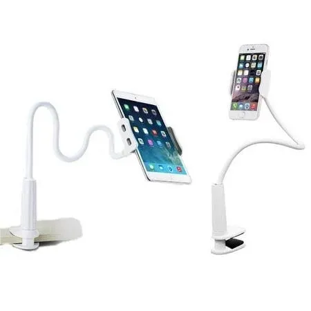 Gooseneck 360Flexible Lazy Bed Desk Stand Holder Mount Clip for iPad Tablet ...