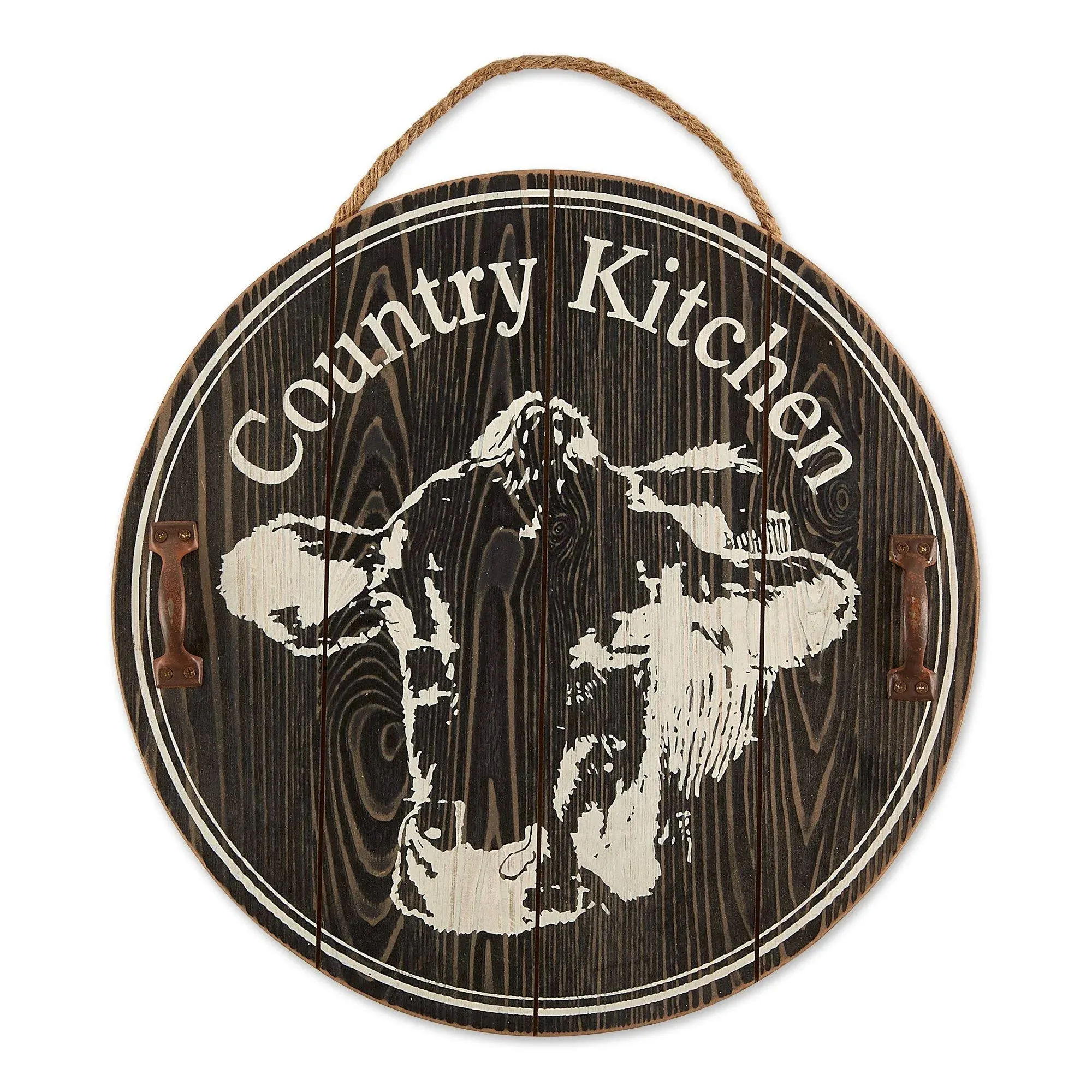 Cow Country Kitchen Farmhouse Sign - Farmhouse - Novelty Signs - by Design Imports | Houzz