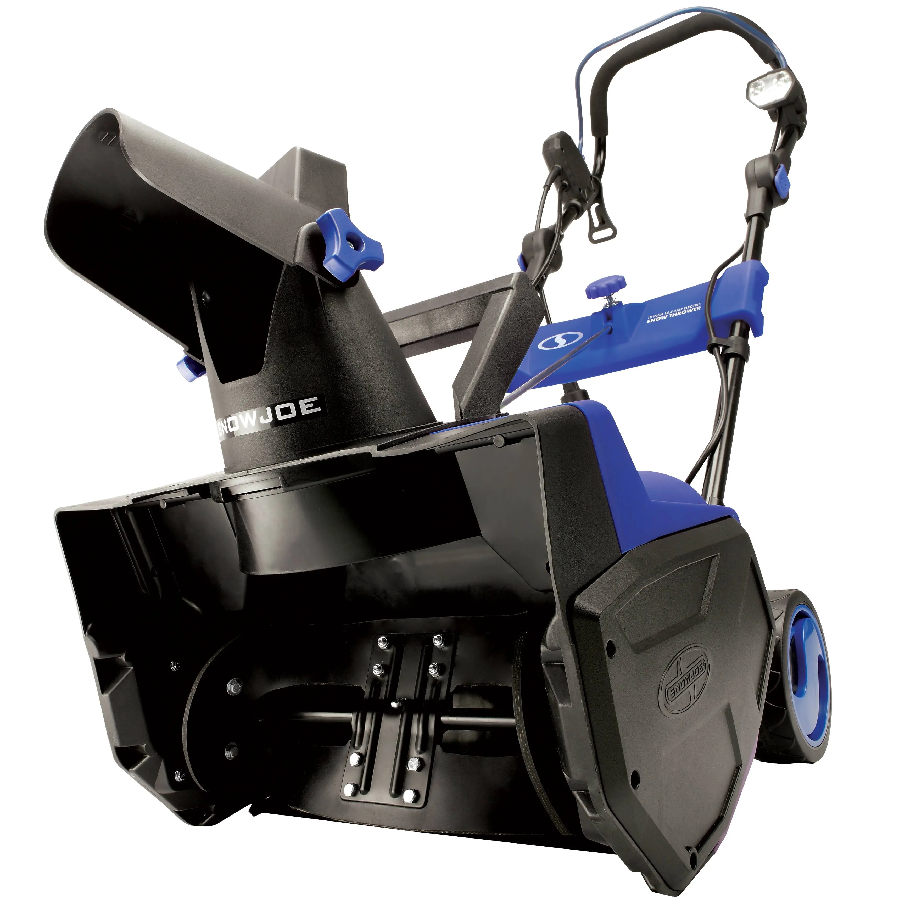 Snow Joe Electric Snow Thrower with Light, Blue, 14.5 Amp