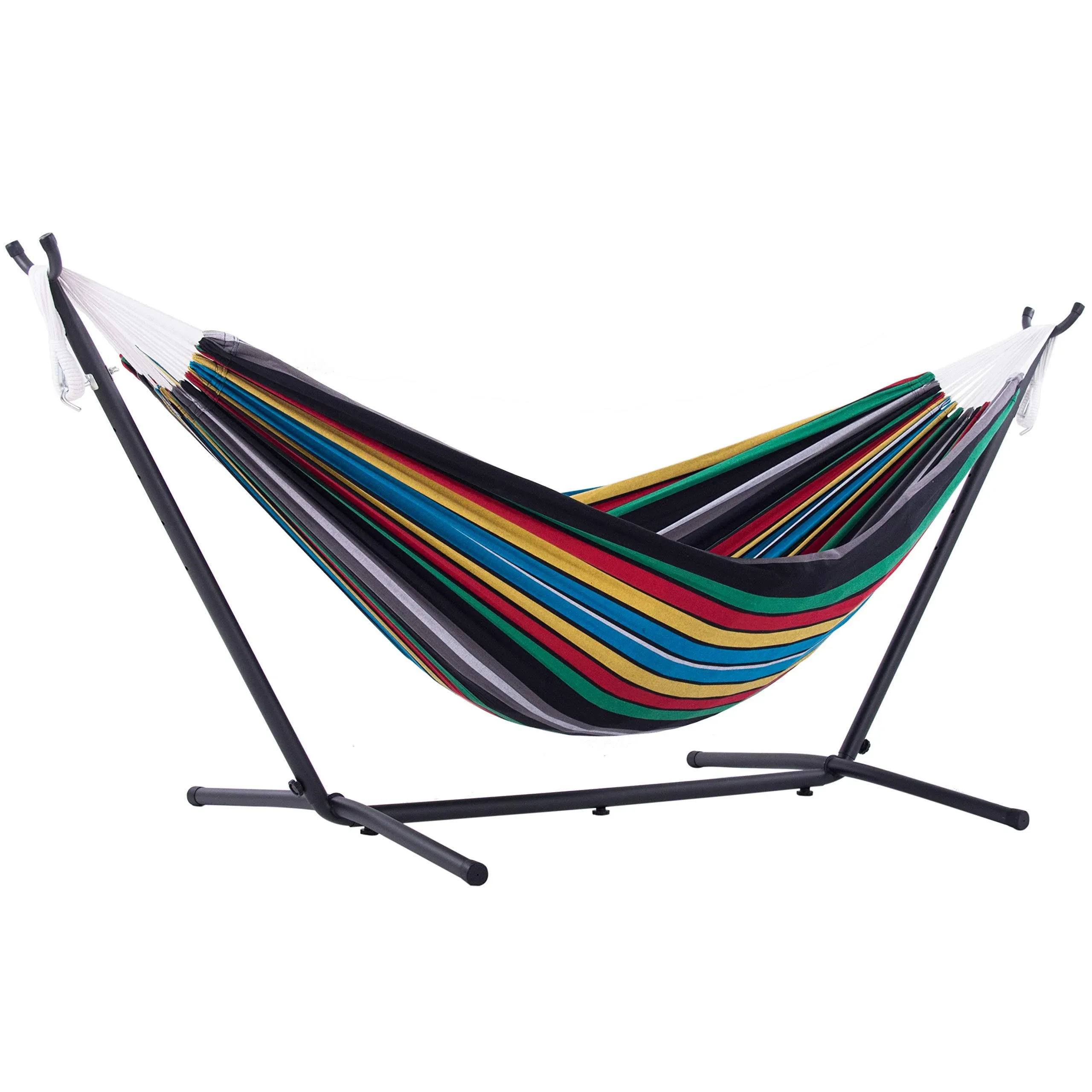 Vivere Combo - Double Rio Night Hammock with Stand (9ft)