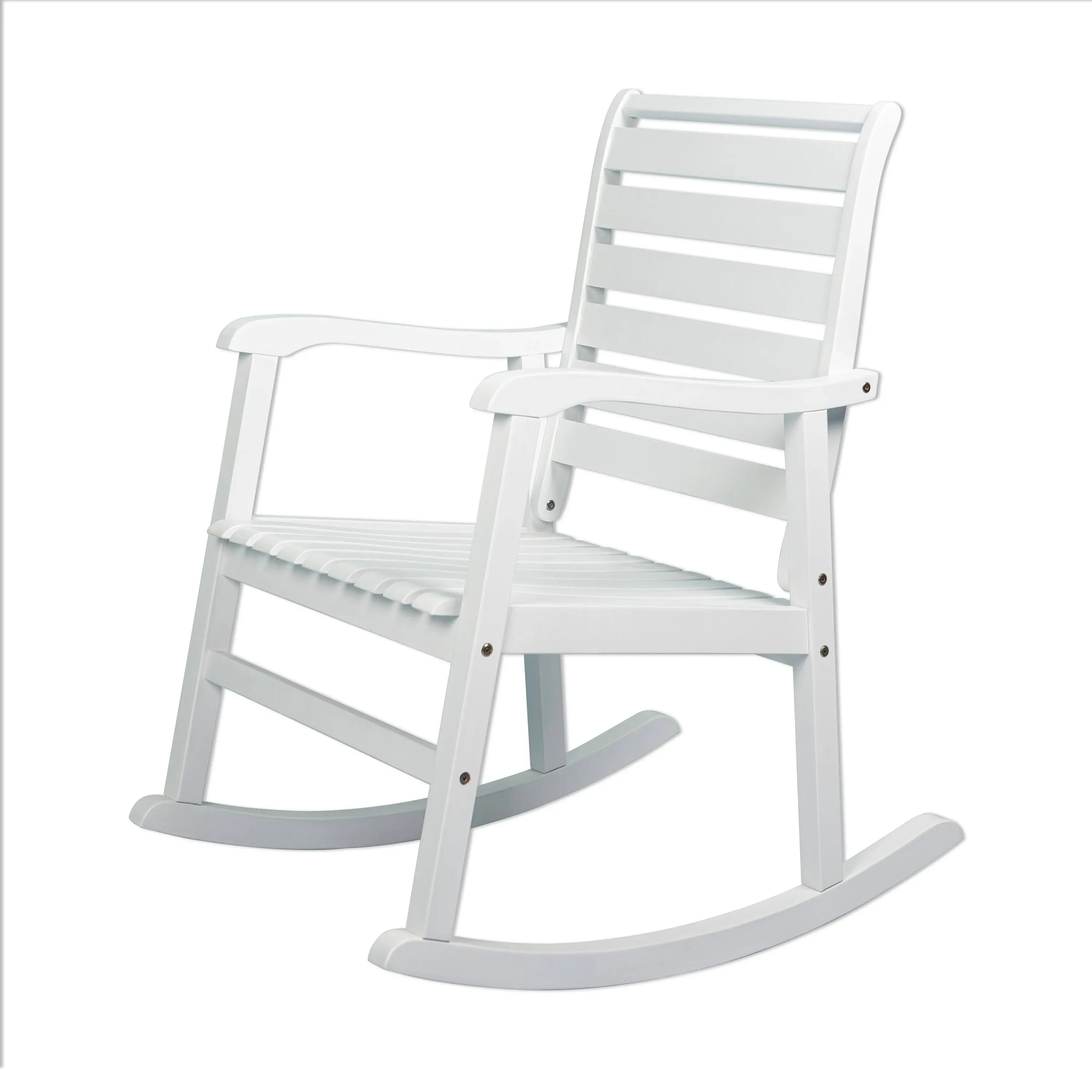 Jonathan Y Penny Modern Slat-Back Patio Outdoor Rocking Chair