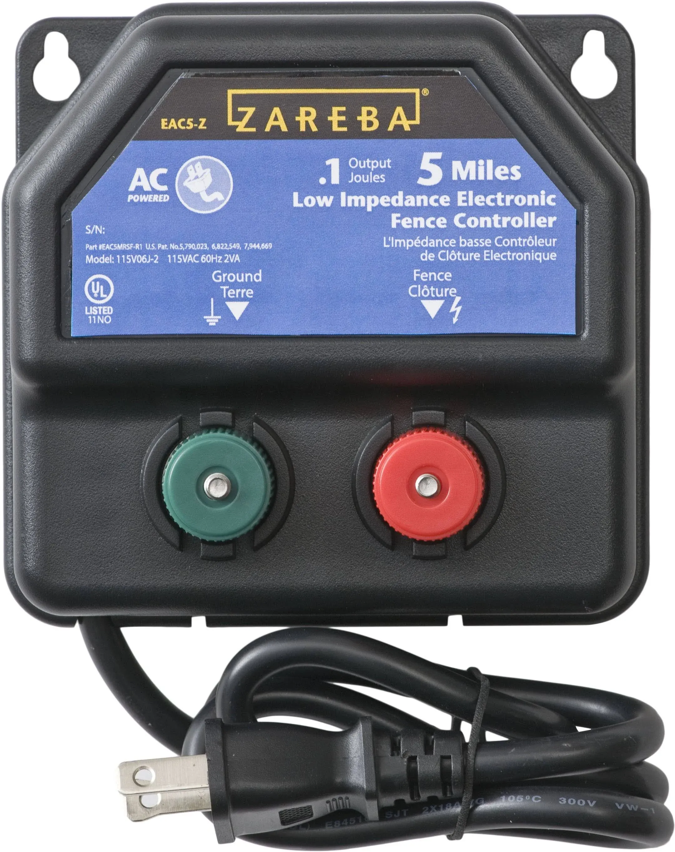 Zareba Ac Low Impedance Electric Fence Charger