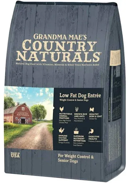 Grandma Mae's Country Naturals Dog Senior Low Fat - 4 lbs