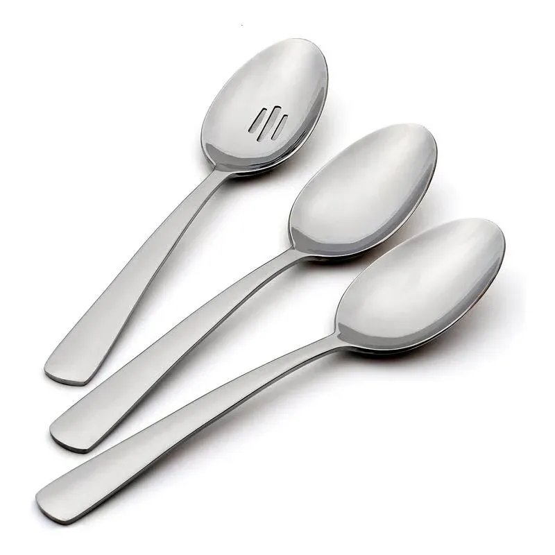 Oneida Aptitude Serving Spoons Set of 3