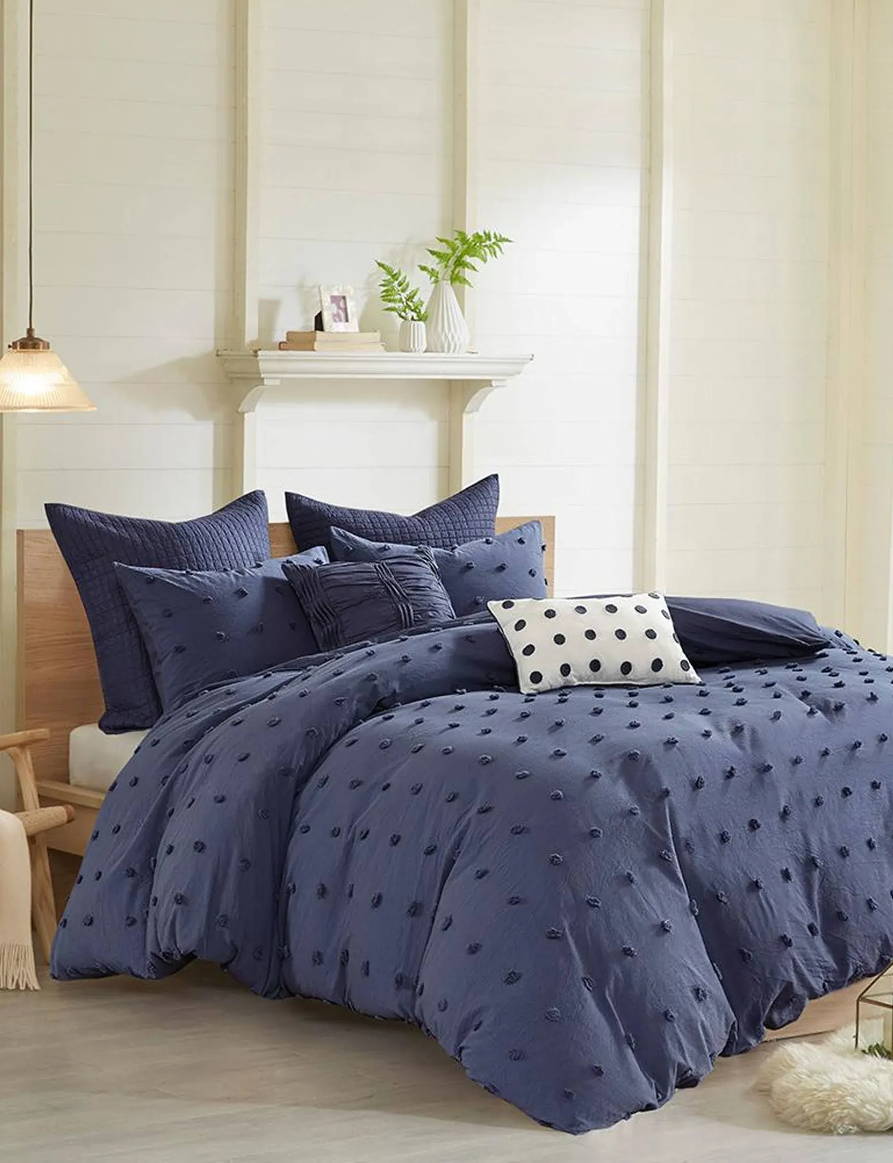 Brooklyn Cotton Jacquard Duvet Cover Set