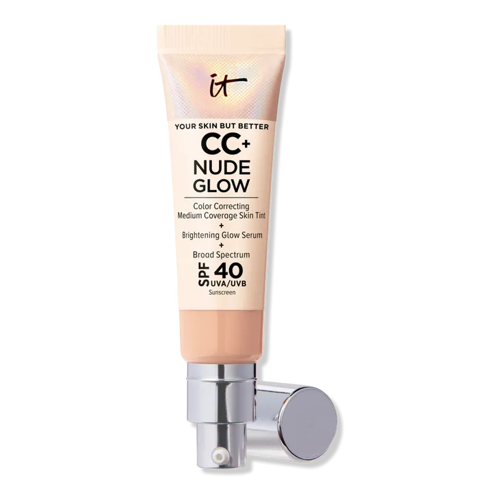 It Cosmetics Cc+ Nude Glow Lightweight Foundation + Glow Serum SPF 40 - Medium Tan