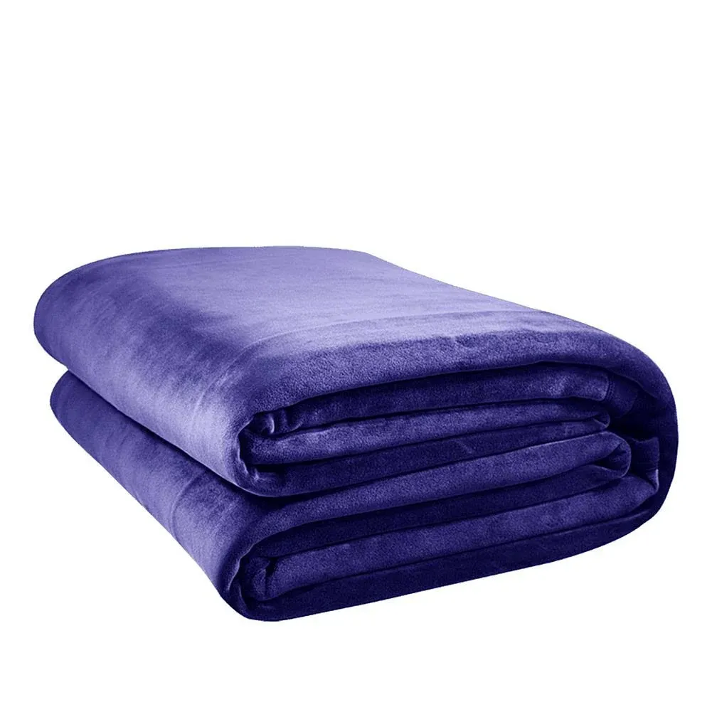 Big Blanket Co Original Stretch Blanket Purple - 120x120 Inches