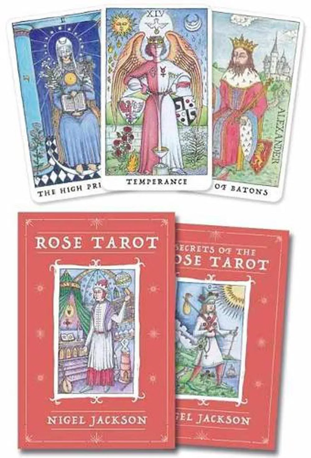 ROSE TAROT KIT Deck Card Book Set wicca witch craft witchcraft oracle cards