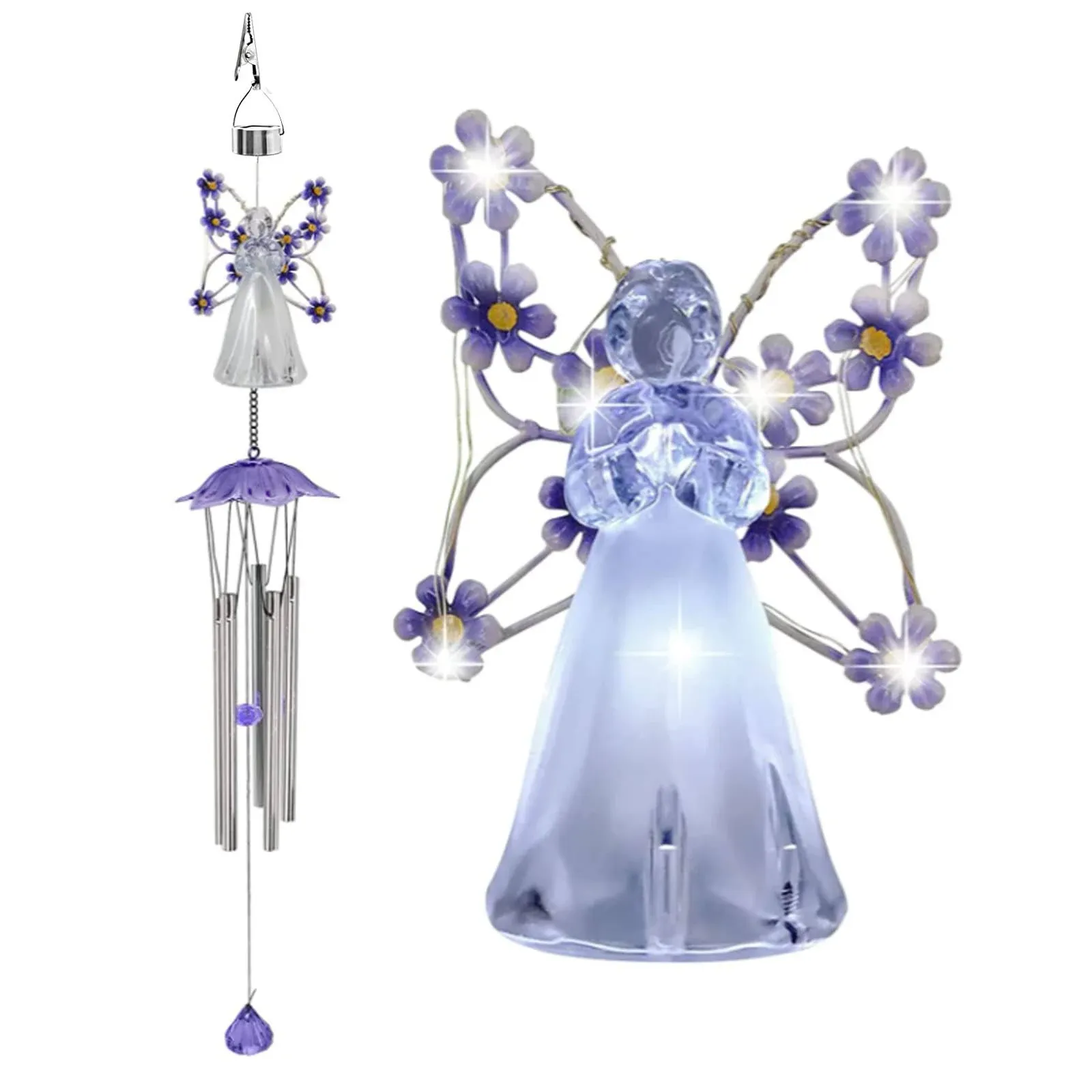 Angel Solar Wind Chimes