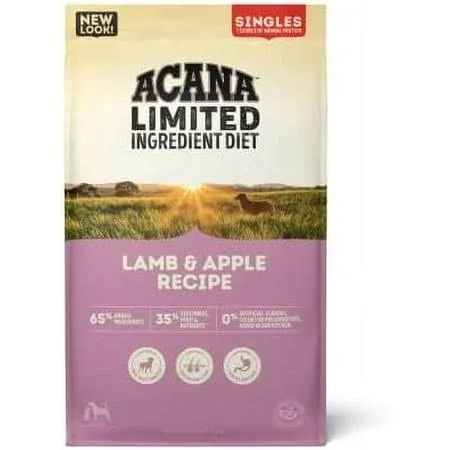 Acana Singles Lamb & Apple Dry Dog Food (4.5 lbs)