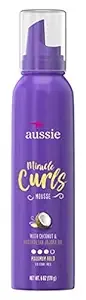 Aussie Miracle Curls Coconut & Jojoba Oil Styling Mousse - 6.0 fl oz