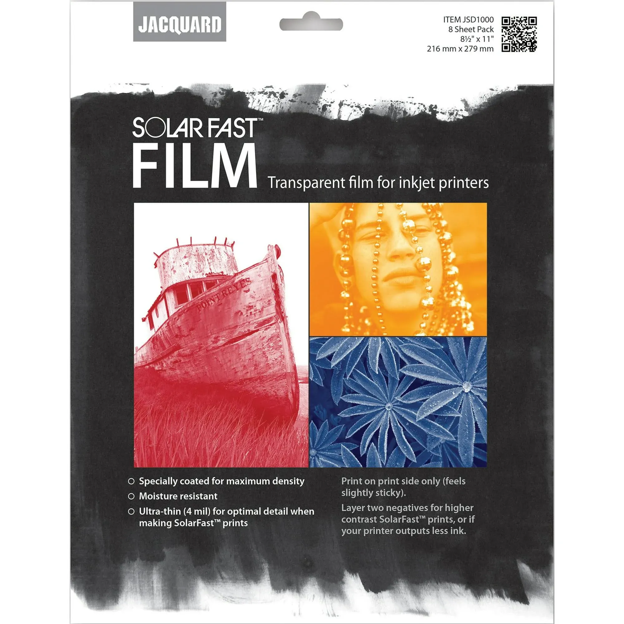 Jacquard Solarfast Film 8.5 X 11 8/Pkg