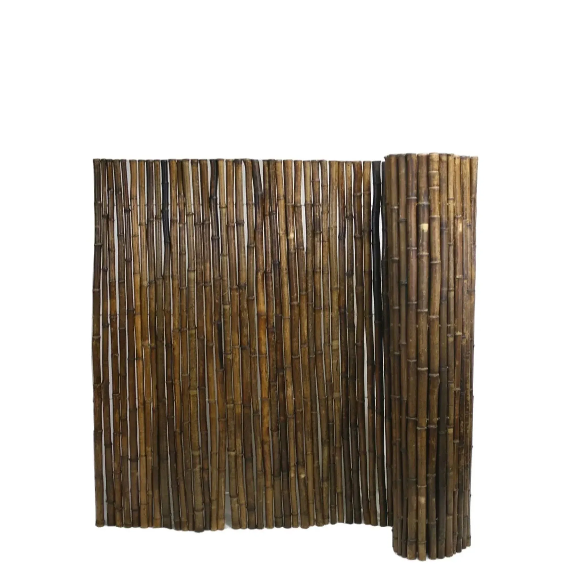 Backyard x-Scapes Natural Bamboo Fencing Decorative Rolled Fence Panel D x H x 8 ft L