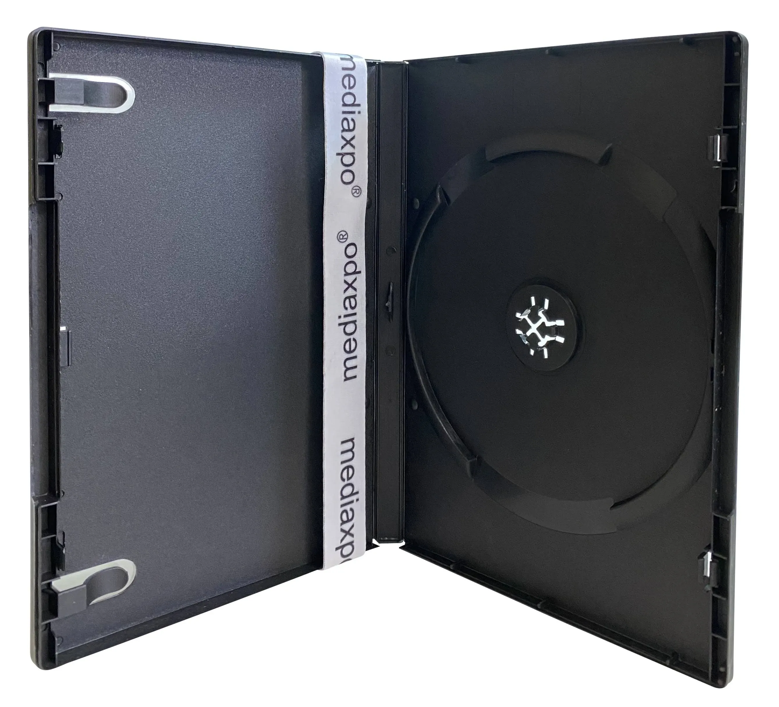 800 Standard Black Single DVD Cases 14mm (Machinable Quality)