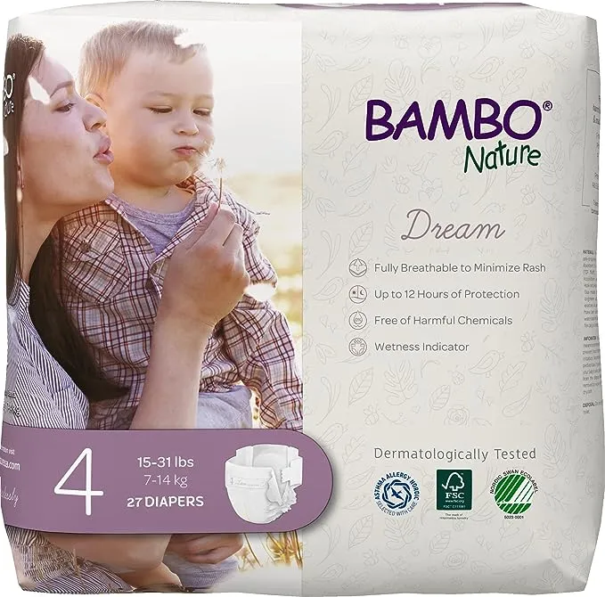 Bambo Nature Baby Diapers Size 4