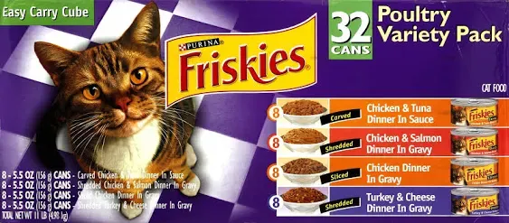 Friskies Poultry In Gravy Wet Cat Food