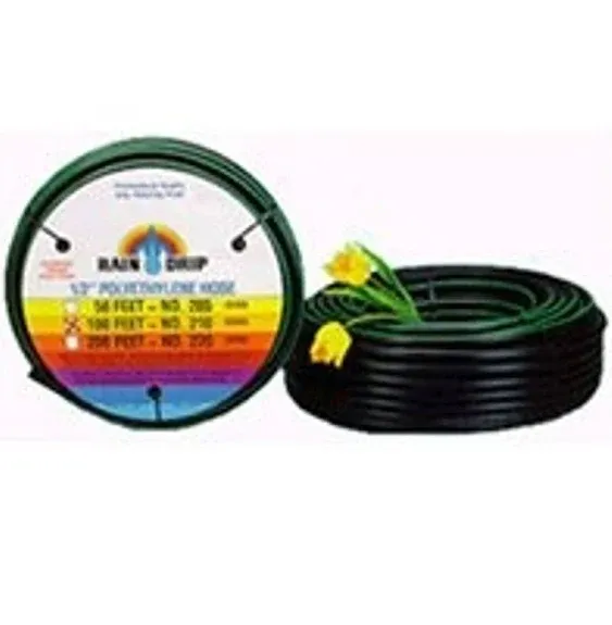 Raindrip - 061010P - Polyethylene Drip Irrigation Tubing 5/8 in. Dia. x 100 ft. L