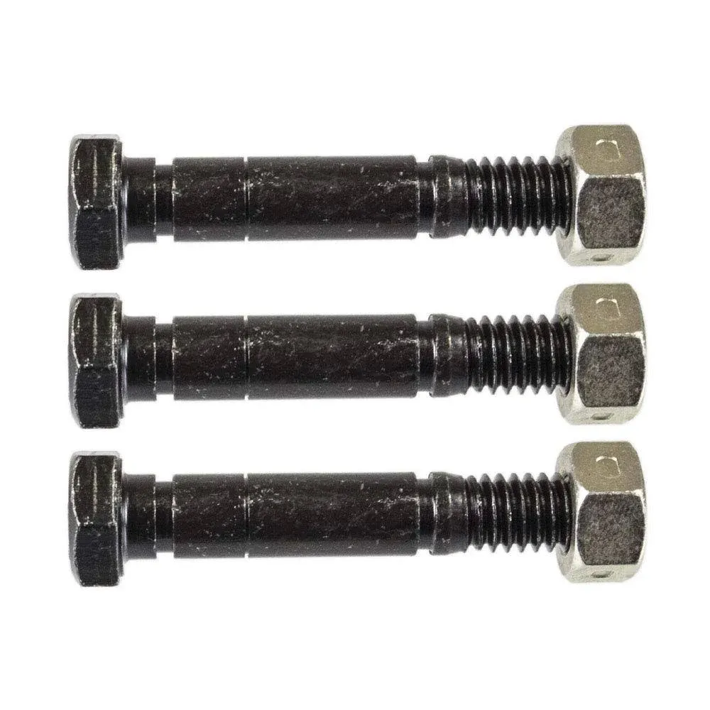 3 pk 72100600 72100100 52100100 OEM Ariens Shear Pins / Bolt Auger black