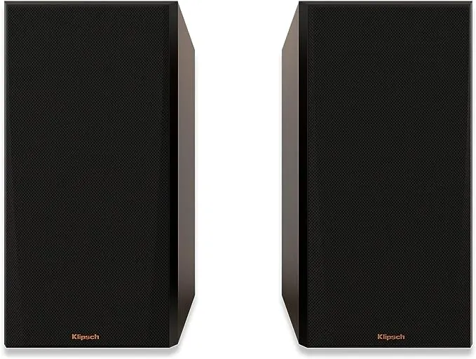 Klipsch Reference Premiere RP-600M II Bookshelf Speaker Pair with All-New Larger 90° x 90° Hybrid Tractrix Horn, 6.5” Cerametallic Woofers for Dynamic Home Theater Sound in Ebony