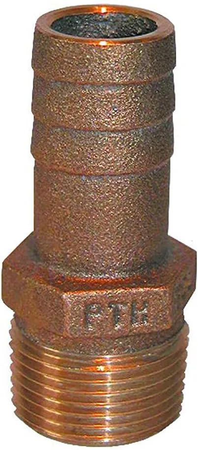 Straight Pipe to Hose Adapters, 3/4" Hose x 3/4" Pipe