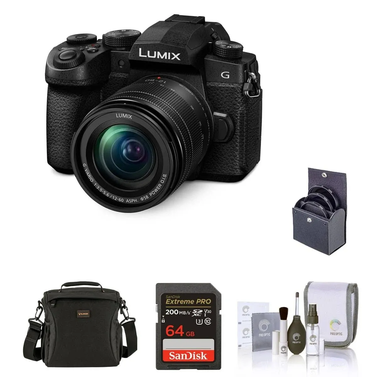 Panasonic Lumix G95 Mirrorless Camera with 12-60mm Lens