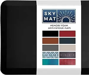 Sky Solutions Anti Fatigue Floor Mat 3/4" Thick Cushioned Kitchen Rug