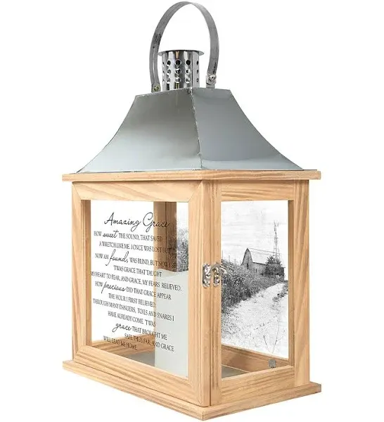 Carson Amazing Grace Memorial Lantern Home Decor