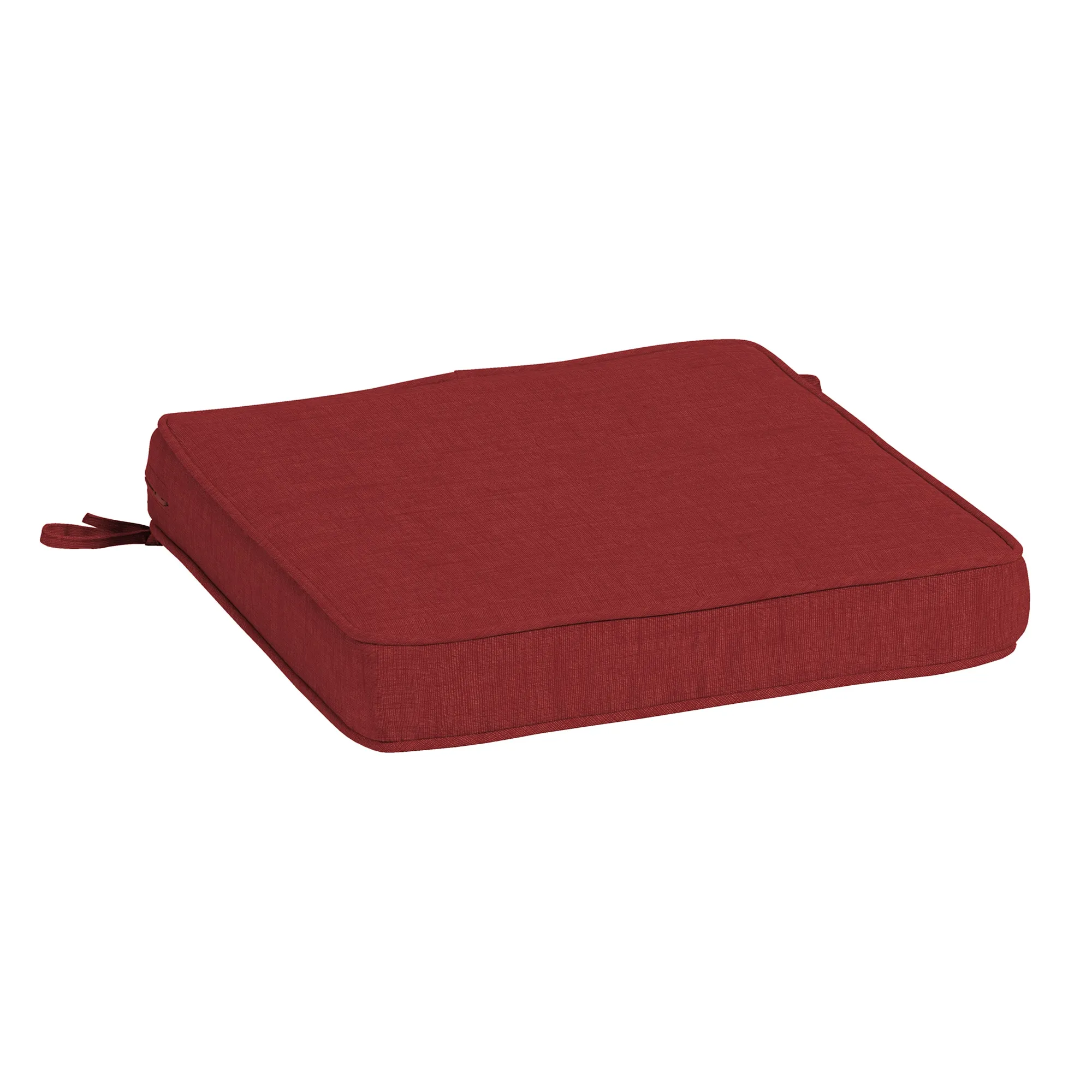 Arden Selections ProFoam Essentials Outdoor Seat Cushion 20 x 20, Ruby Red Leala