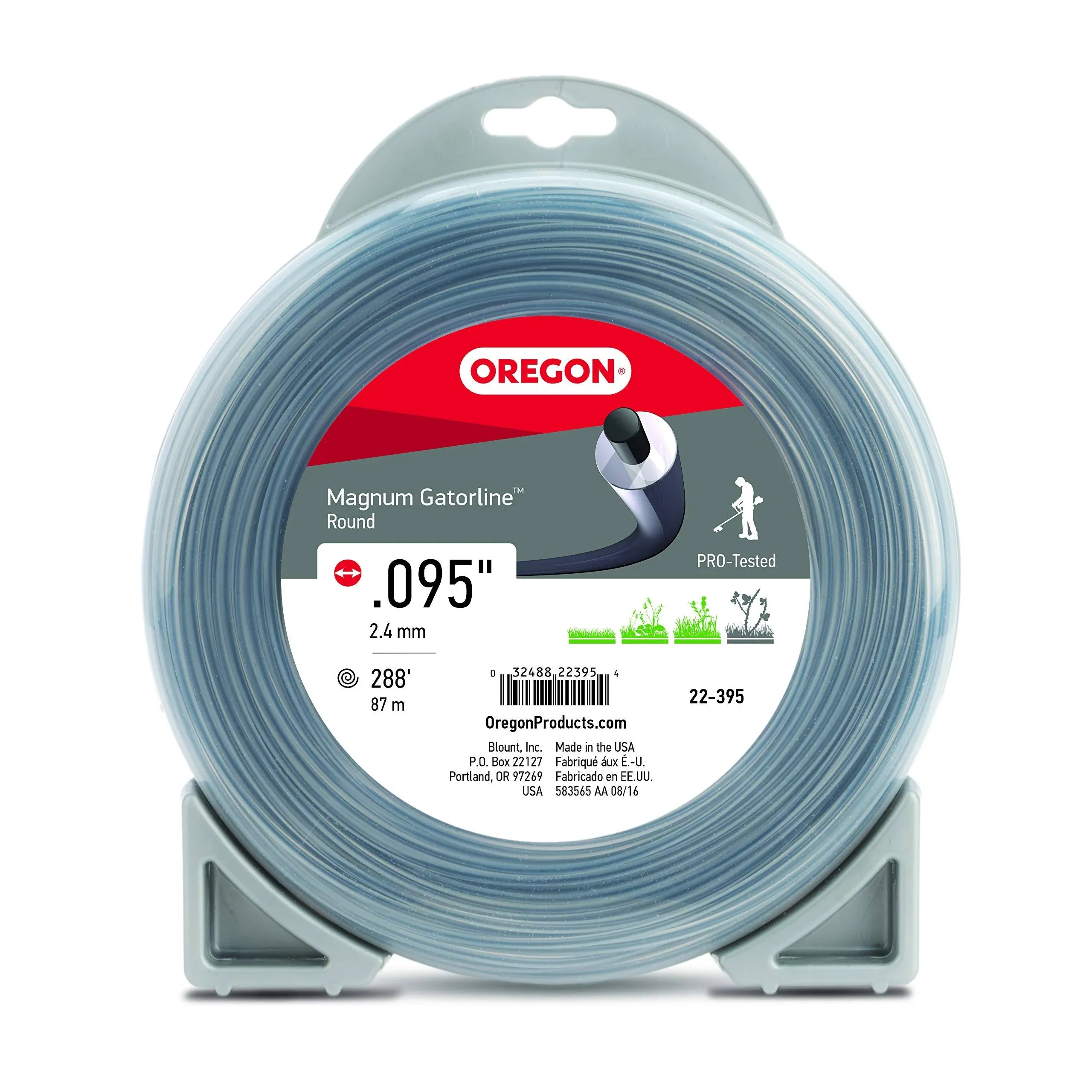 Oregon Magnum Gatorline Round .095" Trimmer Line 288 ft 22-395